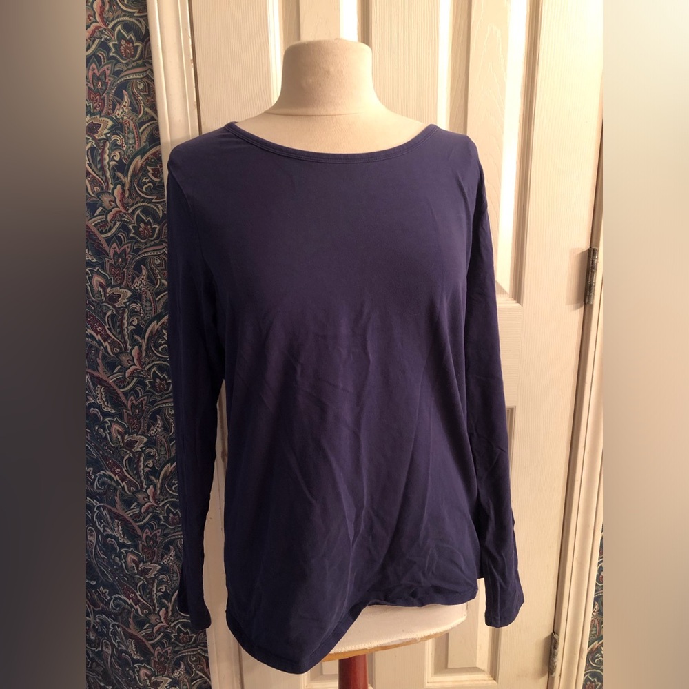 Duluth trading company navy blue long sleeve tshirt size 2xl